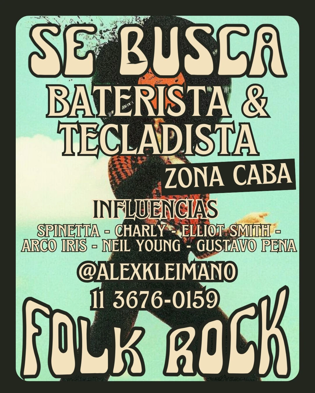 flyer de la banda 'Alex kleiman'