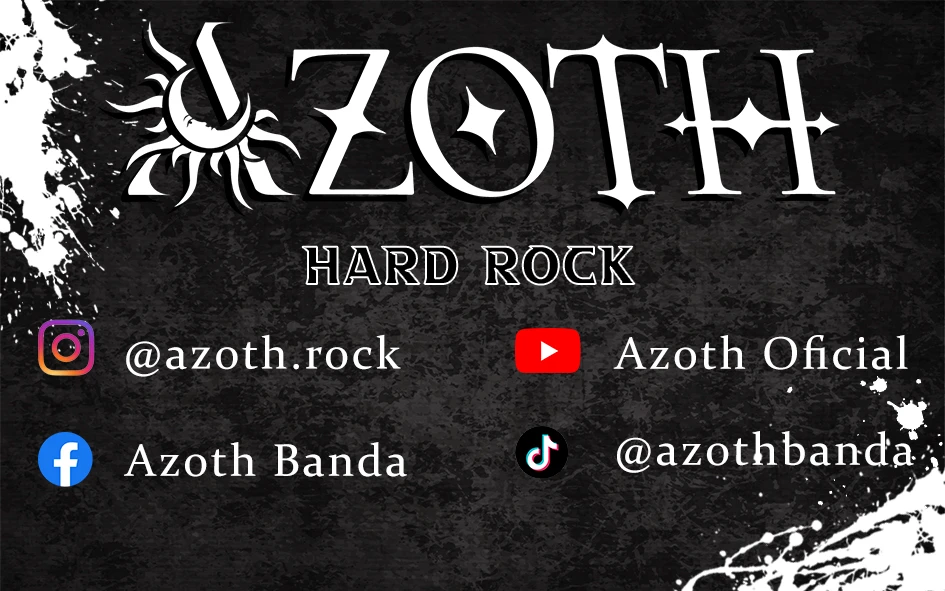flyer de la banda 'Azoth'
